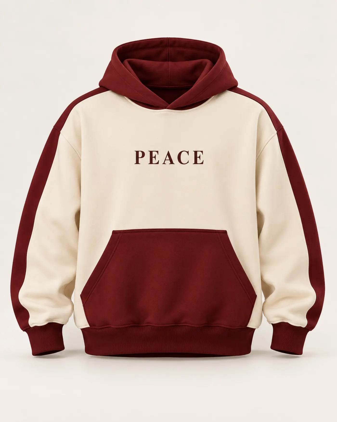 Peace Hoodie front studio view